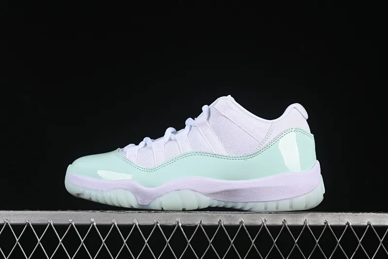 All categories Air Jordan Jordan series basketball shoes Air Jordan 11 Air Jordan 11 Low "Lgloo" AJ11 Joe 11 mint green AH7860-103